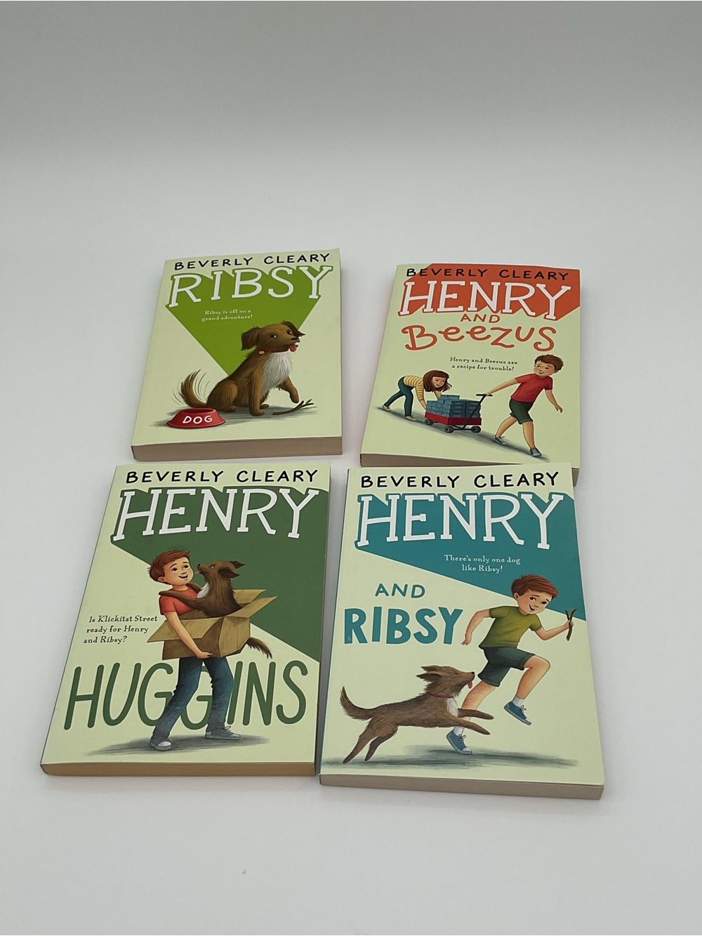 Beverly Cleary Henry Huggins and Ribsy Set of 4 Softcover Books